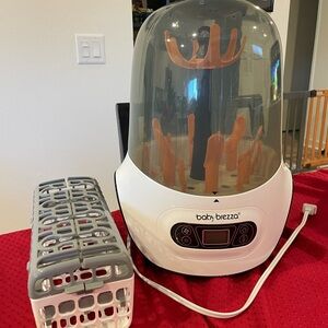 Baby Brezza Sterilizer and Dryer & OXO Tot Dishwasher Basket